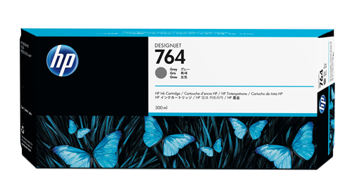 HP 764 300-ml Gray Ink Cartridge