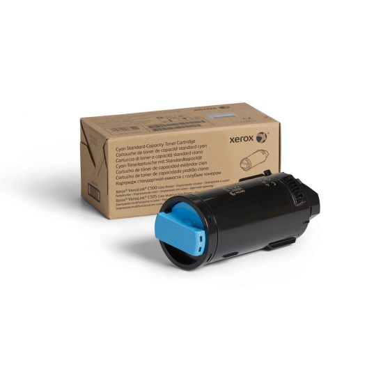 XEROX CYAN STD CAP TONER CARTRIDGE F/VERSALINK C500/C505