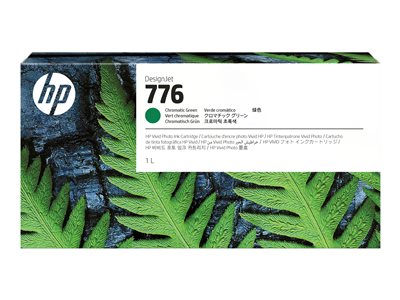 1XB03A HP HP 776 1L Chromatic Green DesignJet Ink Cartridge