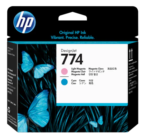 HP 774 Lt Magenta/Cyan Printhead