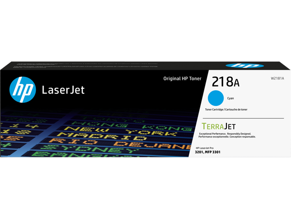 HP 218A Cyan Original LaserJet Toner Cartridge