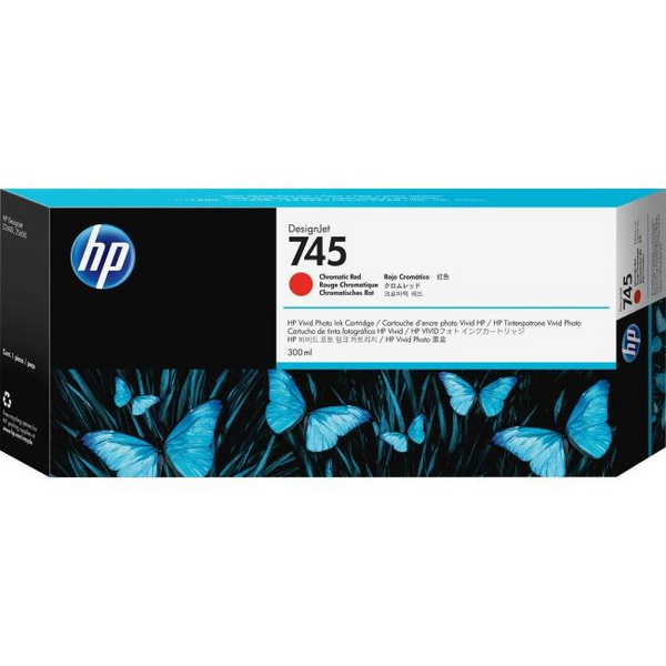 HP 745 300-ml Chrmtc Red Ink Cartridge