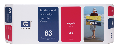 HP No. 83 UV Magenta Ink Cartridge