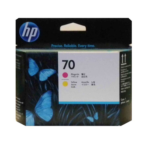 HP 70 Magenta abd Yellow Print Head