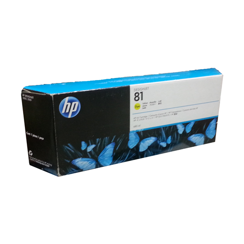 HP 81 Yellow Dye Ink Cartridge