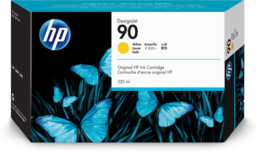 HP 90 Yellow 225 ml Ink Cartridge