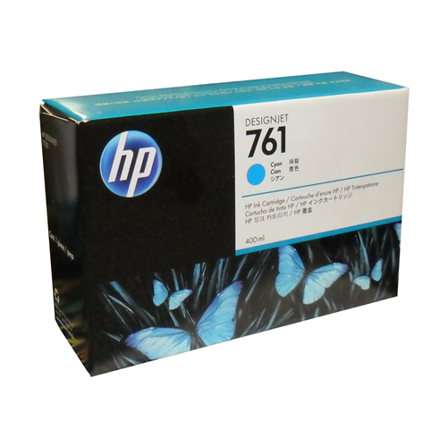 HP 761 400ml Cyan Ink Cartridge