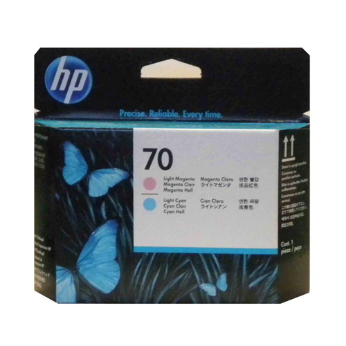 HP 70 Lt Magenta and Lt Cyan Print Head