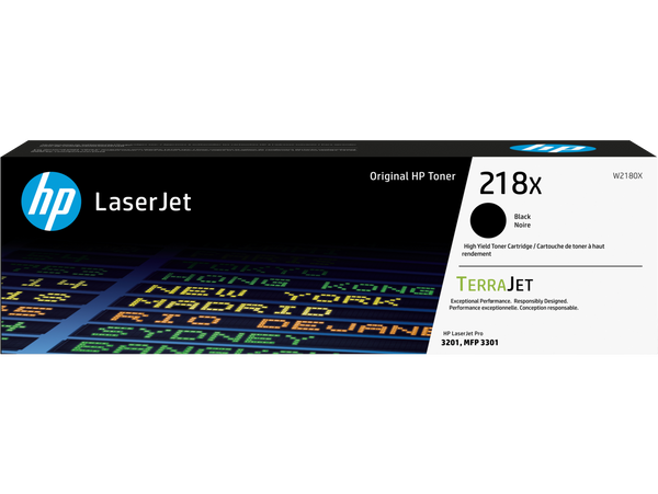 HP 218X High Yield Black Original LaserJet Toner Cartridge