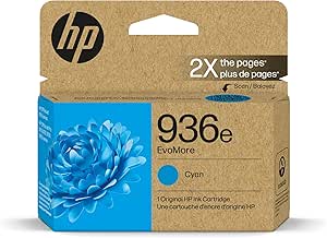 HP 936e EvoMore Cyan Original Ink Cartridge