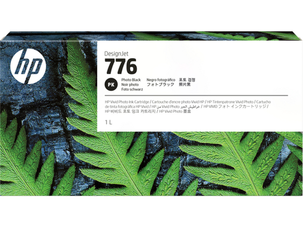 1XB11A HP HP 776 1L Photo Black DesignJet Ink Cartridge