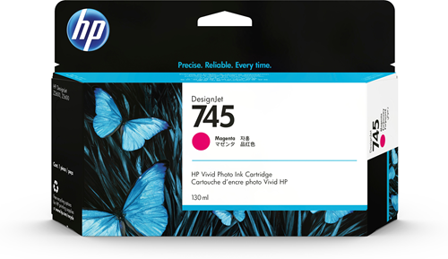 HP 745 130-ml Magenta Ink Cartridge