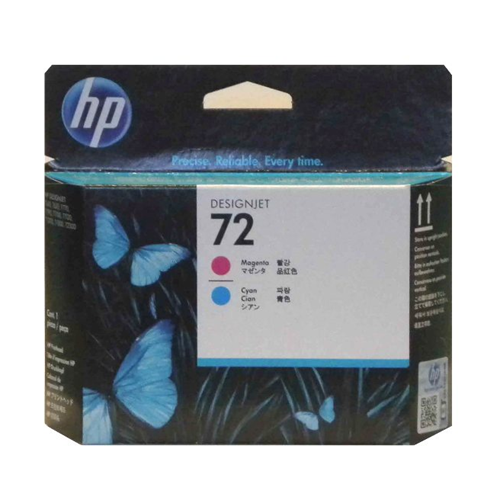 HP 72 Magenta and Cyan DesignJet Printhead