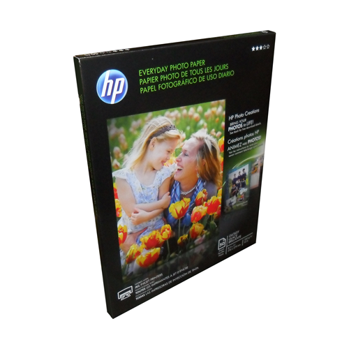 Q8723A HP EVERYDAY SEMIGLOSS PHOTO PAPER 8.5x11 50SHEET
