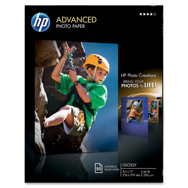 Q7853A HP ADV GLOS PHOTO 8x11 50/PK