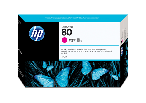 HP Magenta 80 Ink Cartridge, 350ml, WW