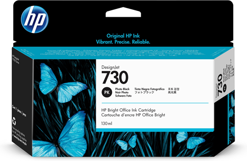 HP 730 130-ml Photo Black Ink Crtg