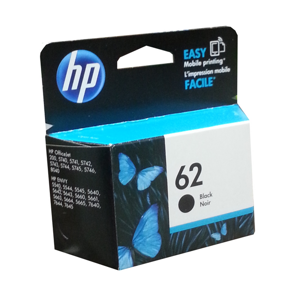 HP 62 Black Ink Cartridge C2P04AN
