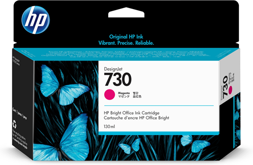 HP 730 130-ml Magenta Ink Cartridge