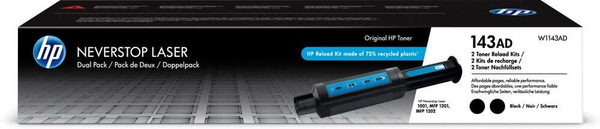 HP 143AD 2Pack Blk Toner Reload Kit