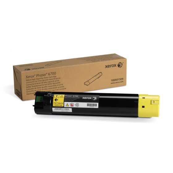 Xerox (106R01509) Yellow High Capacity Phaser 6700 Toner Cartridge