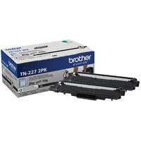 Brother Genuine (TN2272PK) Black  High Yield Toner Cartridge 2 Pack