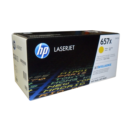 HP 657X Yellow LaserJet Toner Cartridge