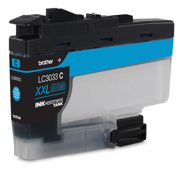 Brother Genuine (LC3033CS) Super High Yield Cyan Inkvestment Ink Cartridge