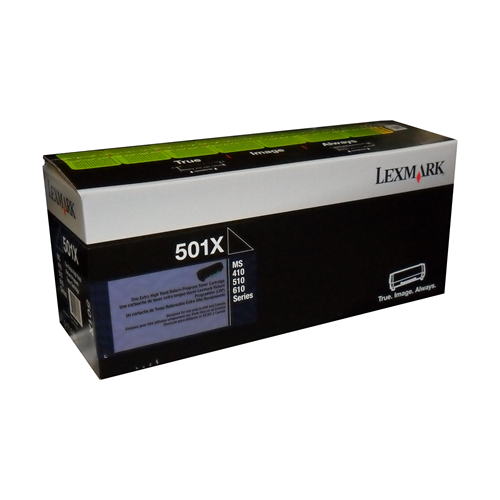 Lexmark 501X (50F1X00) Extra High-Yield Black Return Program Toner Cartridge