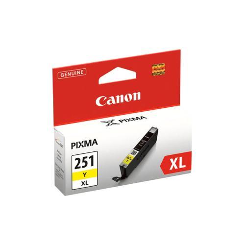 Canon CLI-251XL Yellow High-Yield Ink Tank (6451B001)