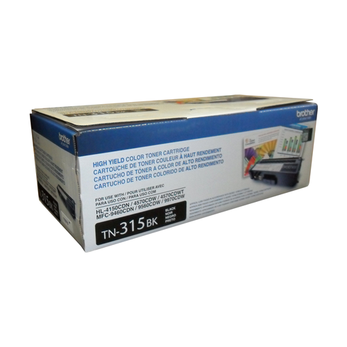 Brother Genuine (TN315BK) Black High Yield Toner Cartridge