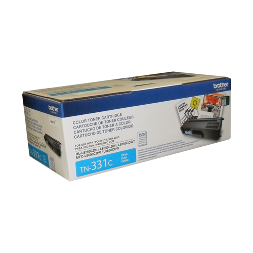 Brother Genuine (TN331C) Cyan Original Toner Cartridge