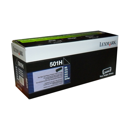 Lexmark 501H (50F1H00) Black Return Program High-Yield Toner Cartridge