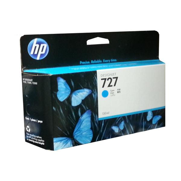 HP 727 300-ml Cyan Ink Cartridge