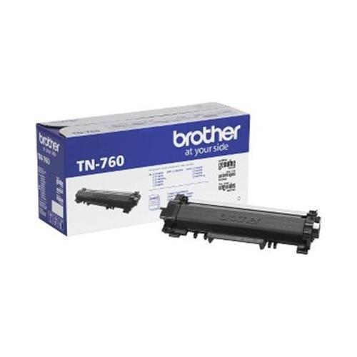 Brother Genuine (TN760) Black High Yield Toner Cartridge