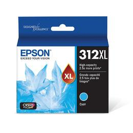 Epson 312XL Claria Cyan High Capacity Original Ink Cartridge (T312XL220)