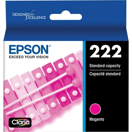 T222320-S Epson T222 Magenta Ink Cartridge, Standard Capacit