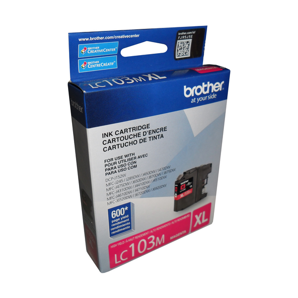 Brother Genuine (LC103MS) Magenta High Yield Innobella Ink Cartridge