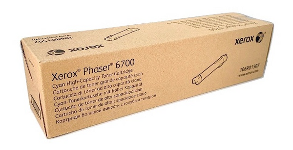 Xerox (106R01507) Cyan High Capacity Phaser 6700 Toner Cartridge