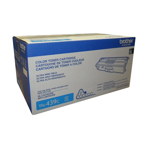 Brother Genuine (TN439C) Cyan Ultra High-Yield Toner Cartridge