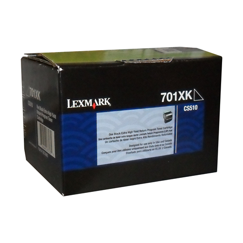 Lexmark 701XK (70C1XK0) Black Extra High Yield Return Program Toner Cartridge