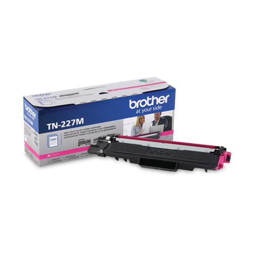 Brother Genuine (TN227M) Magenta High Yield Toner Cartridge