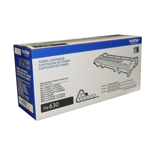 Brother Genuine (TN630) Black Toner Cartridge