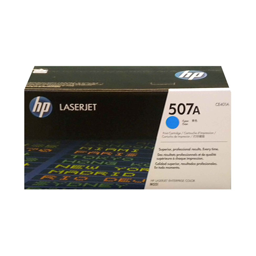 HP 507A Cyan Original LaserJet Toner Cartridge (CE401A)