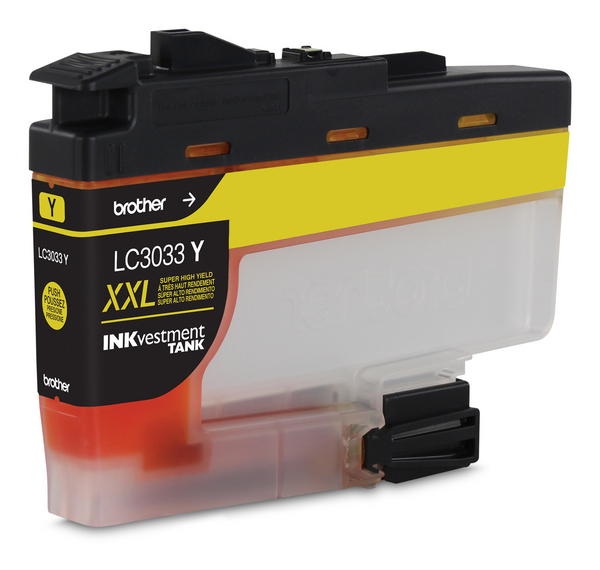 Brother Genuine (LC3033YS) Super High Yield Yellow Inkvestment Ink Cartridge