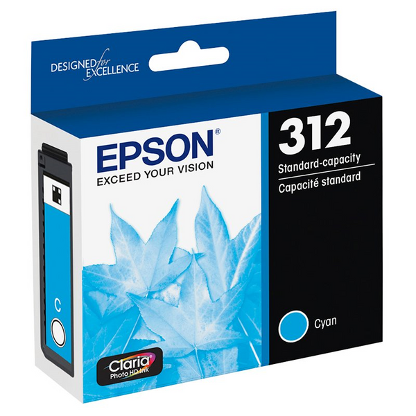 Epson 312 Cyan Original Ink Cartridge (T312220-S)