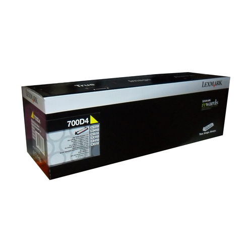 Lexmark 700D4 (70C0D40) Yellow Developer Unit