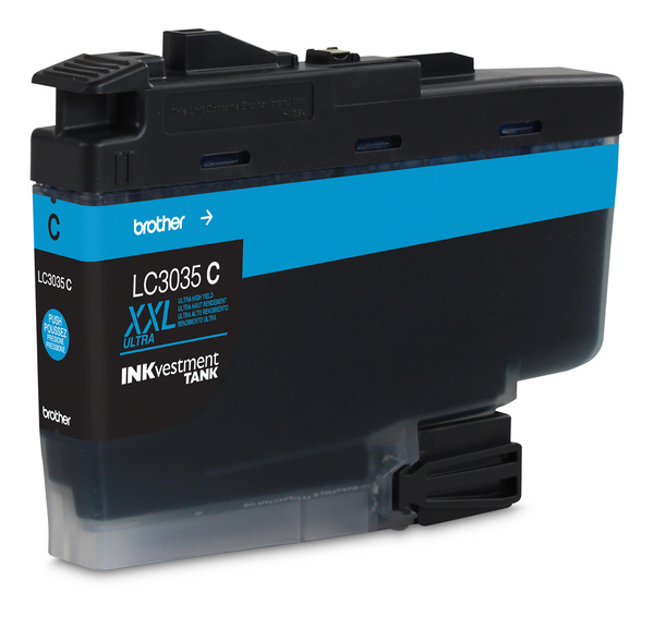 Brother Genuine (LC3035CS) Ultra High Yield Cyan Inkvestment Ink Cartridge