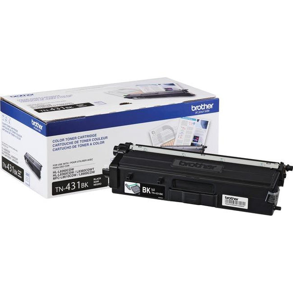 Brother Genuine (TN431BK) Black Toner Cartridge
