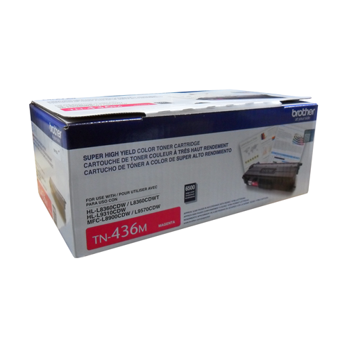 Brother Genuine (TN436M) Magenta Super High Yield Toner Cartridge